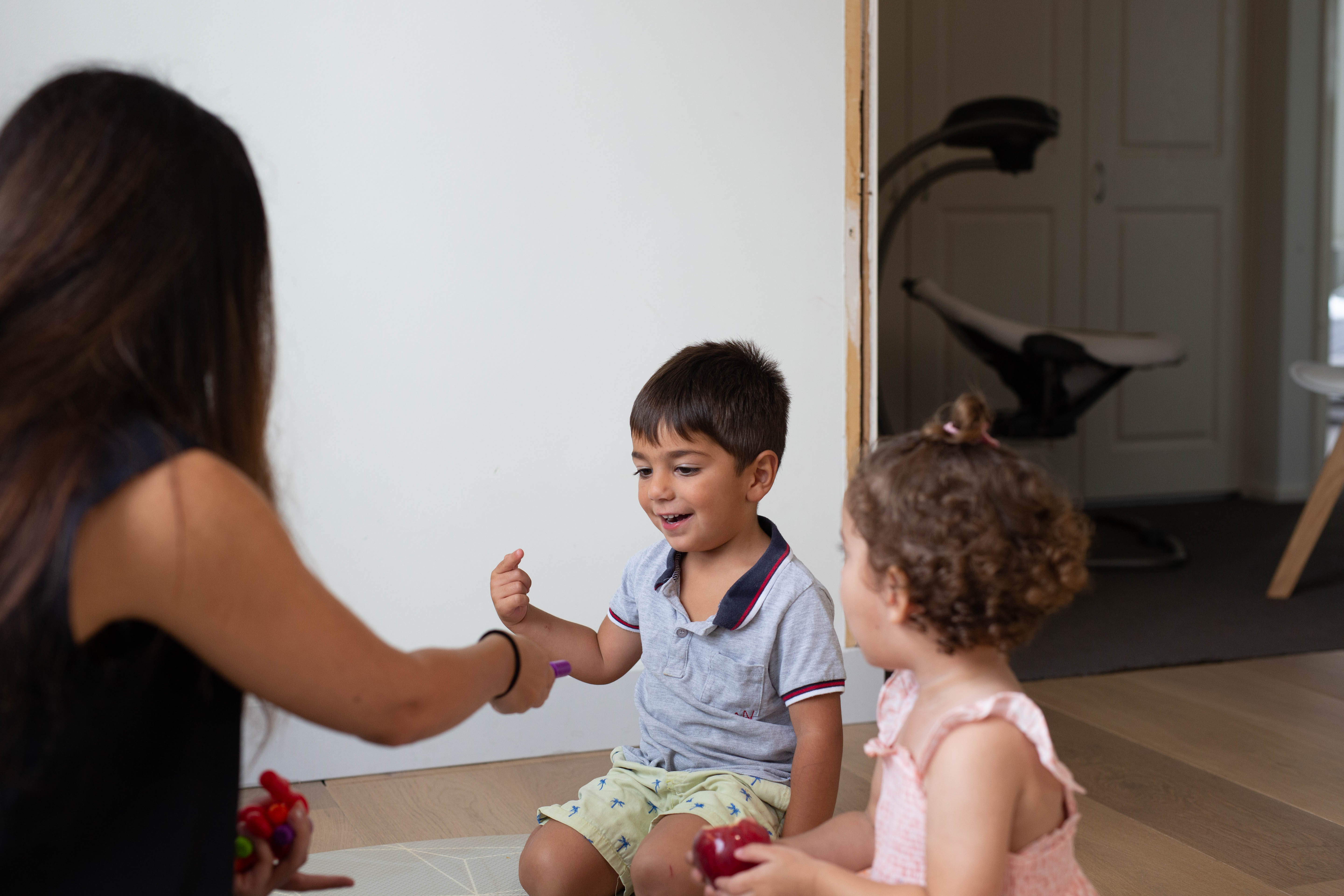 Speech therapy literacy session